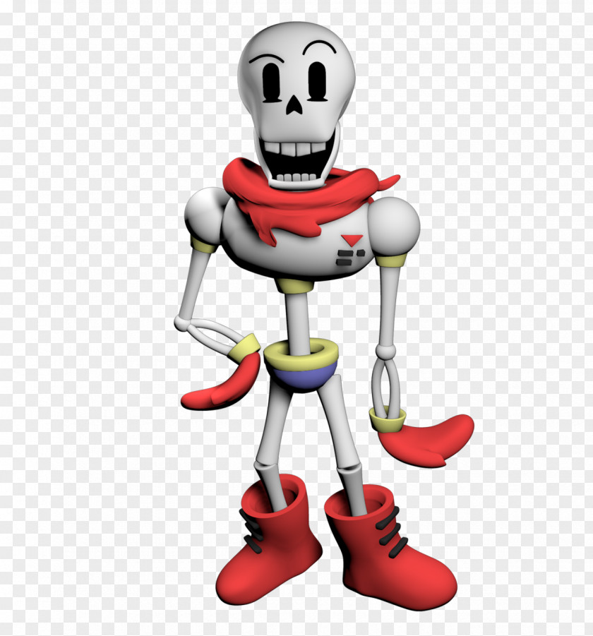 Papyrus Undertale 3D Computer Graphics YouTube Mii PNG