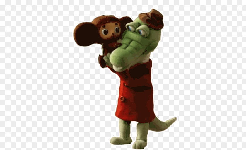 Cheburashka Gena The Crocodile Telegram Sticker PNG