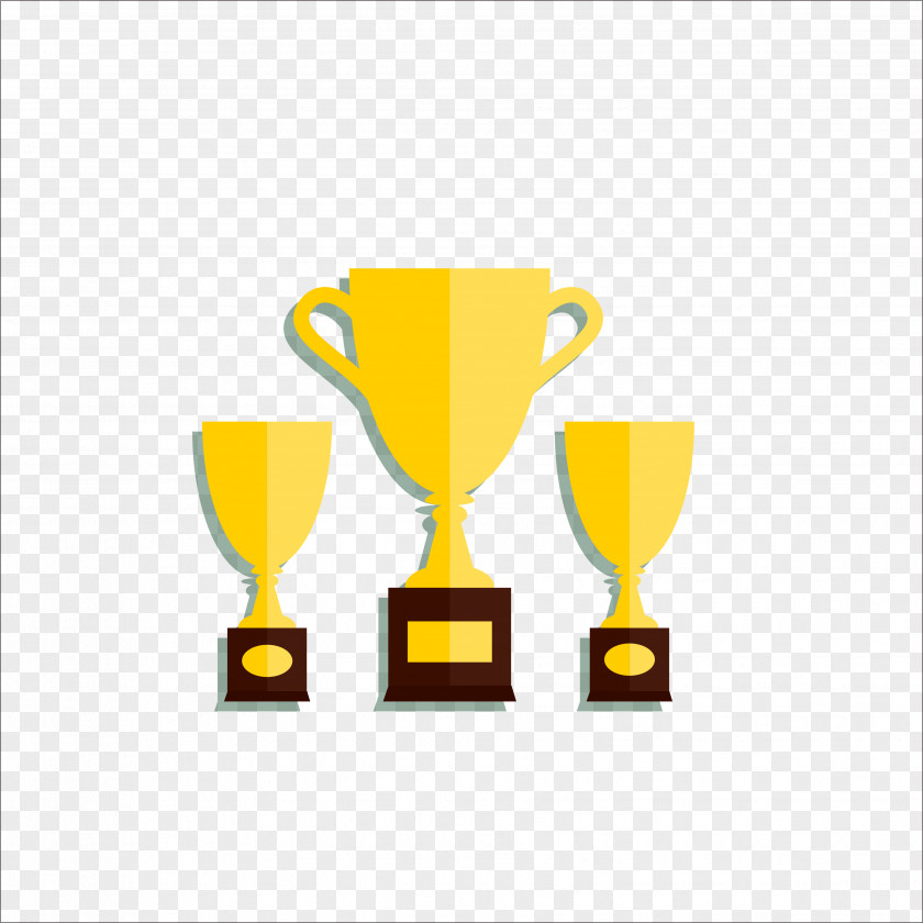 Flat Trophy Design PNG