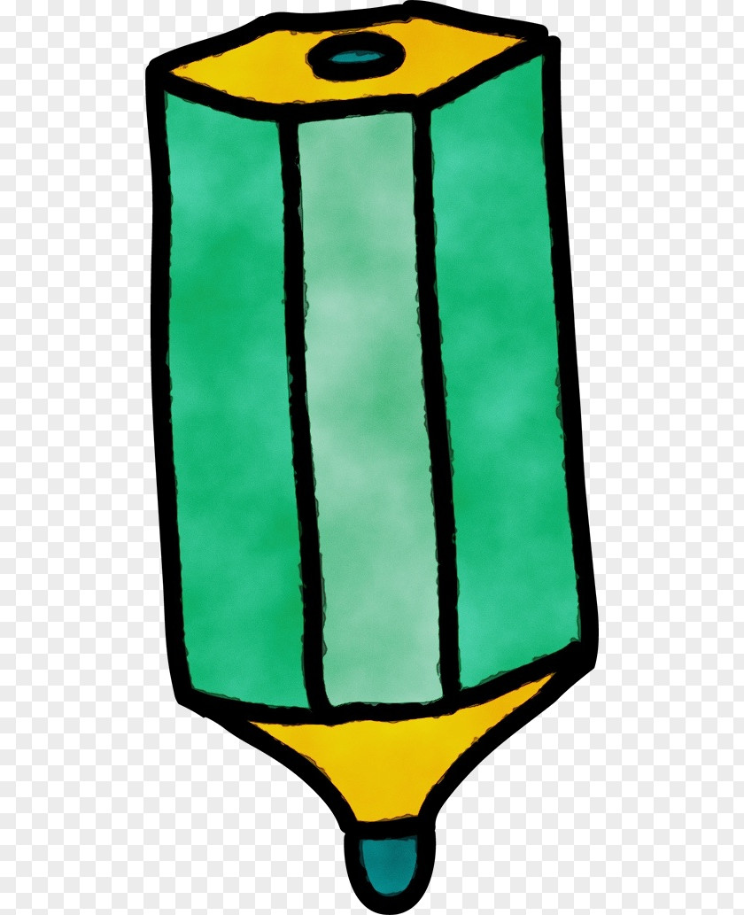 Glass Yellow Pencil PNG