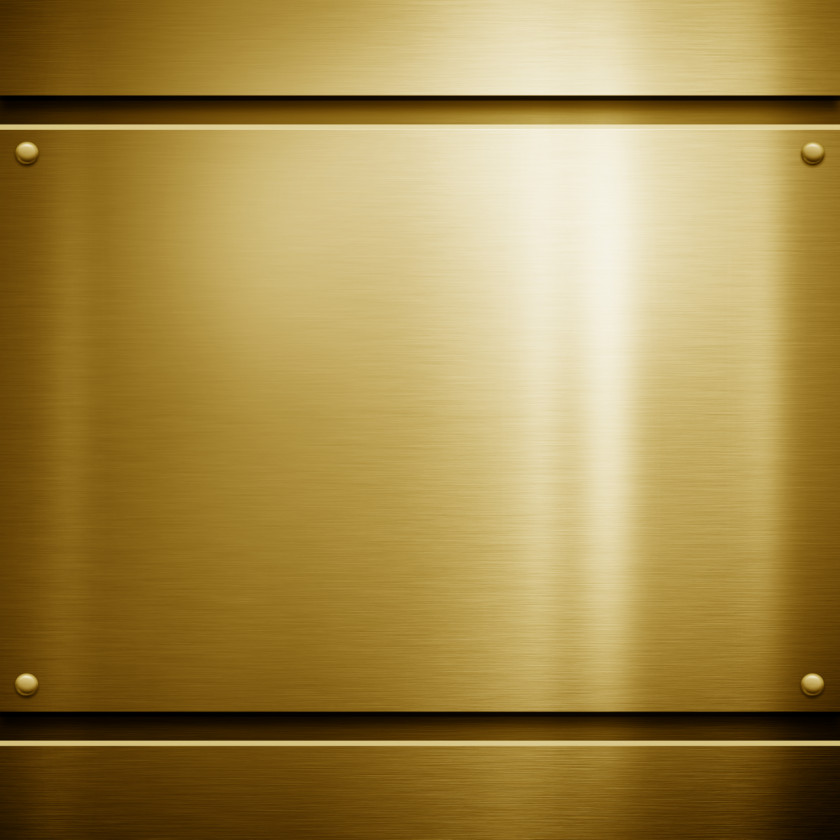 Gold Background Metal Texture Mapping PNG