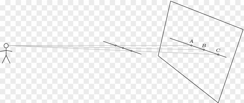 Perspective Projection Paper Triangle PNG