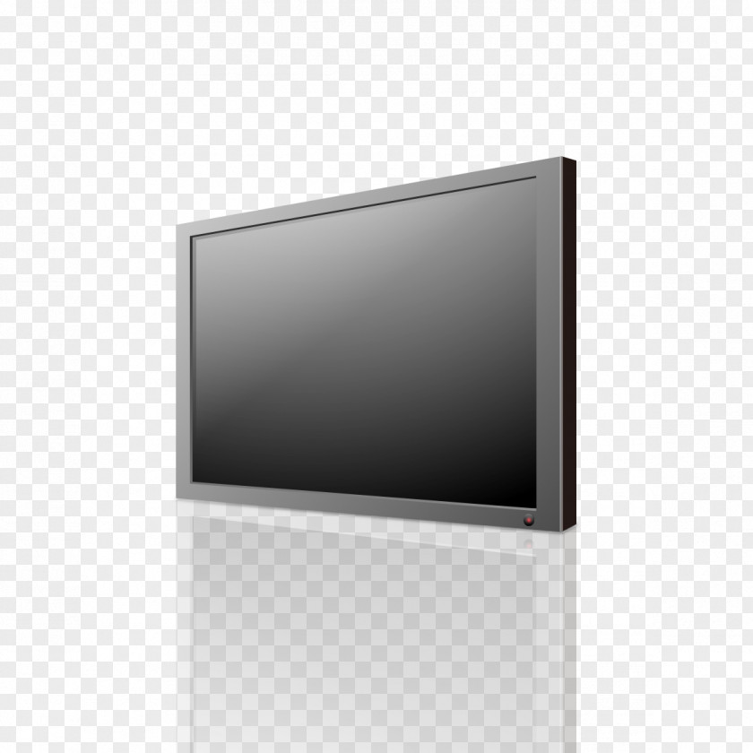 Black TV Model Light Television PNG