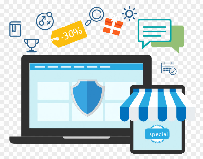 E-commerce Business Online Shopping Digital Marketing Web Design PNG