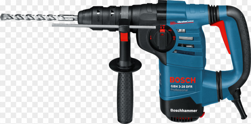 Hammer Bosch Professional GBH SDS-Plus-Hammer Drill Incl. Case Gbh 3-28 Dfr 800W Rotary 061124A000 Augers PNG