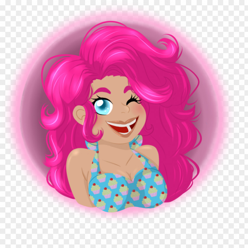 Mermaid Cartoon Pink M Barbie PNG