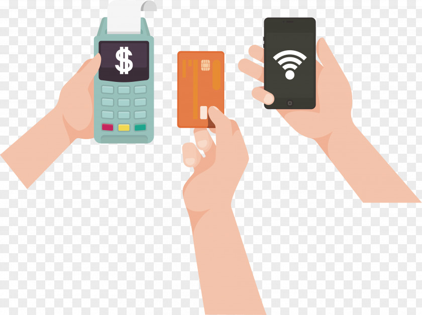 Mobile Phone Credit Card Smartphone Payment PNG