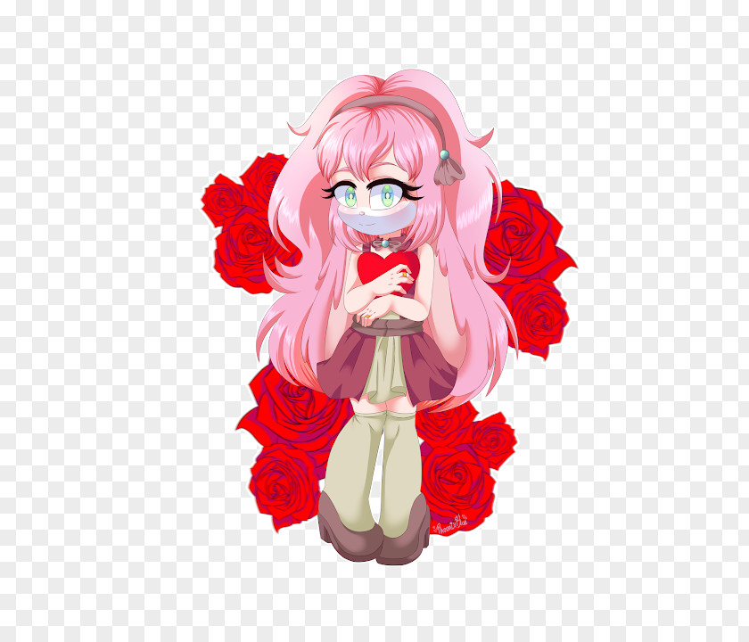 Rose Garden Roses Character Cartoon PNG