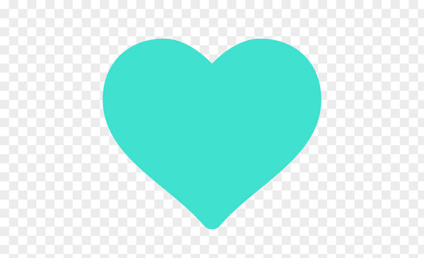 Turquoise Teal Heart Clip Art PNG