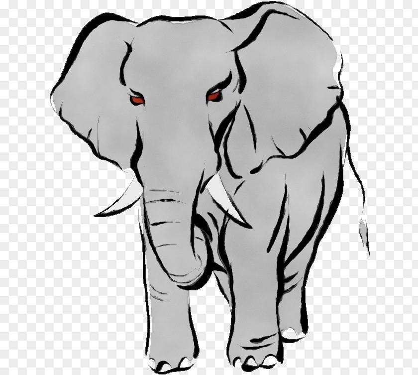 Tail Working Animal Indian Elephant PNG