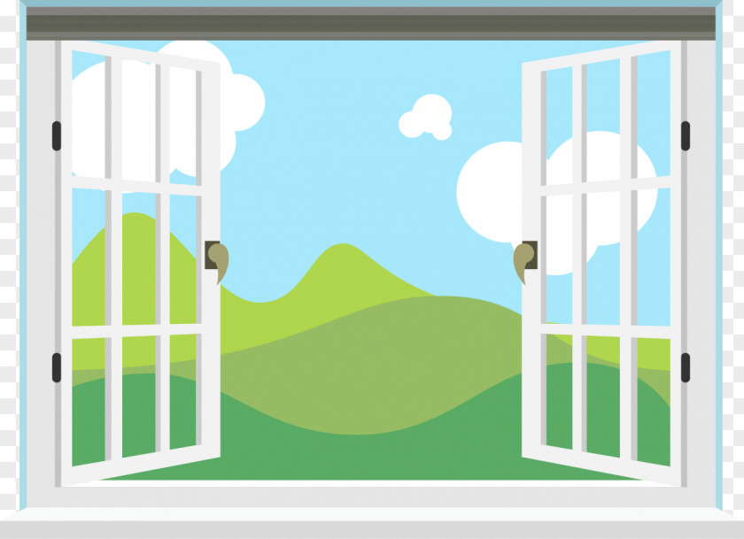 Window View Microsoft PowerPoint Web Template System Room PNG