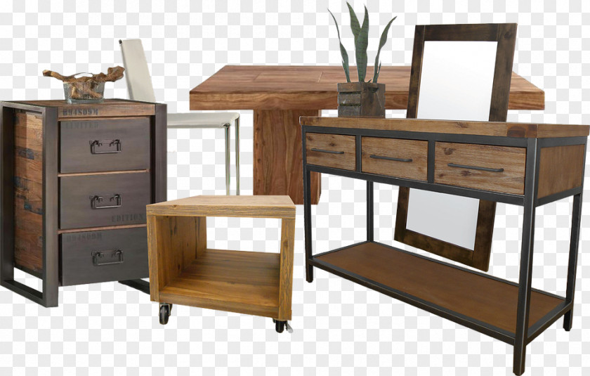 Wood Bedside Tables Desk Drawer Stain PNG