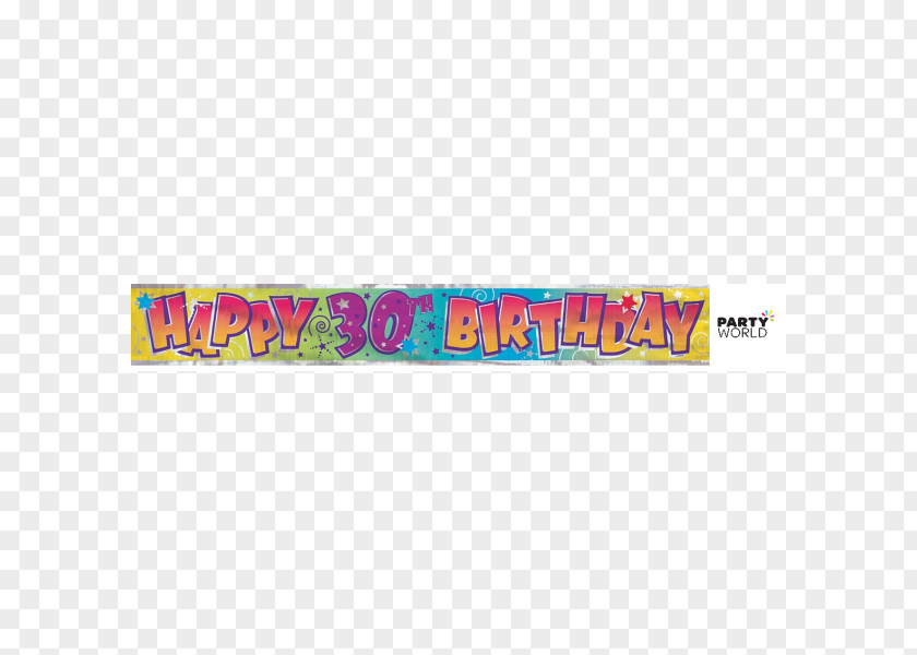 Birthday Banner Garland Party Wish List PNG