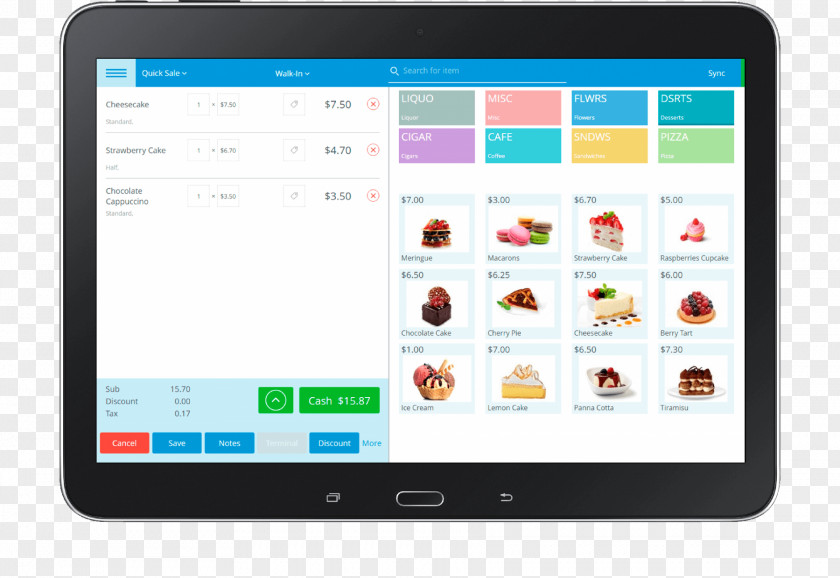 Business Tablet Computers Point Of Sale Management Inventory Retail PNG