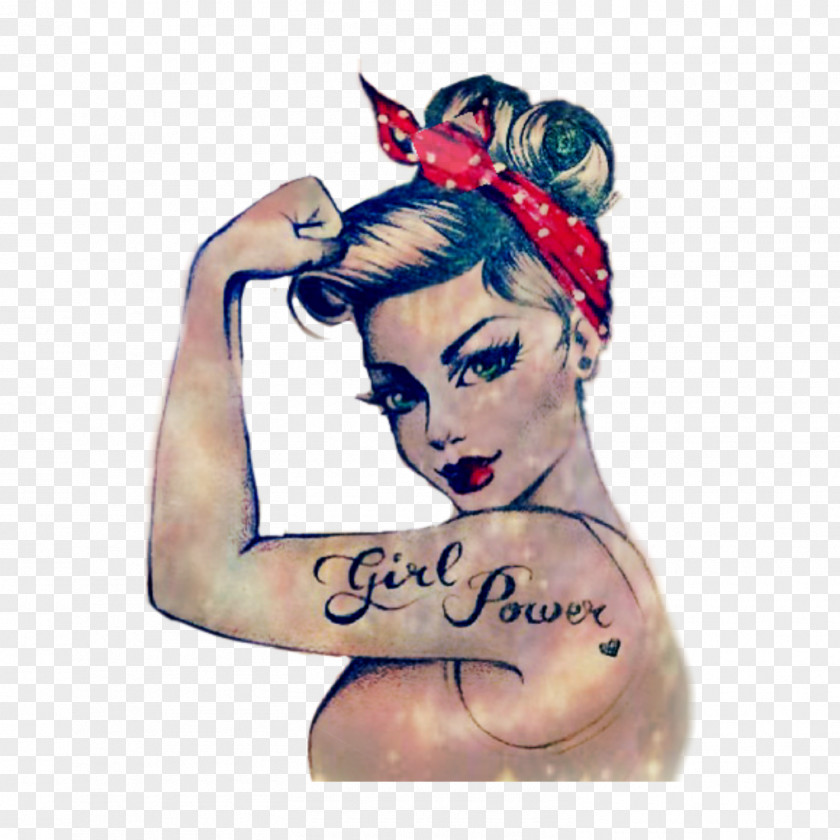 Drawing Pin-up Girl Power Woman PNG girl power Woman, woman clipart PNG