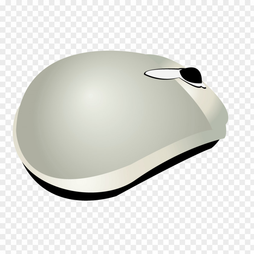 Textured Gray Computer Mouse File PNG