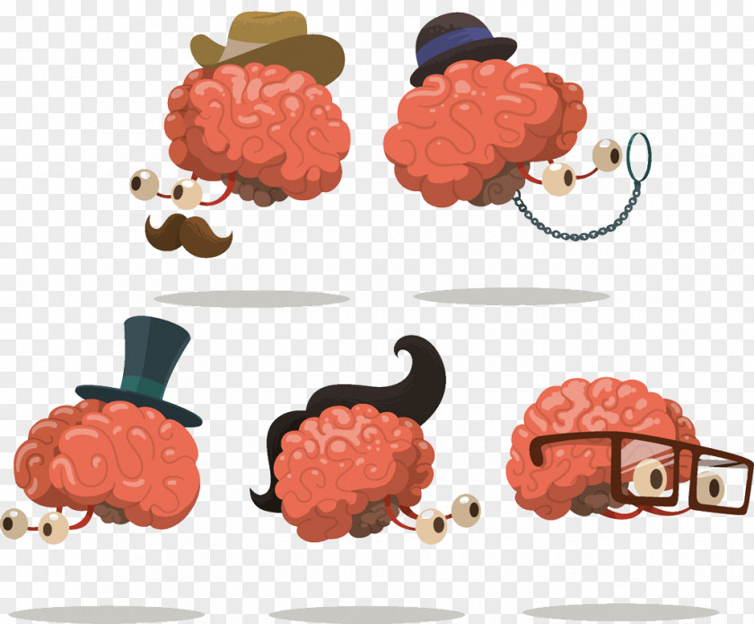 Brain Cartoon Euclidean Vector Clip Art PNG