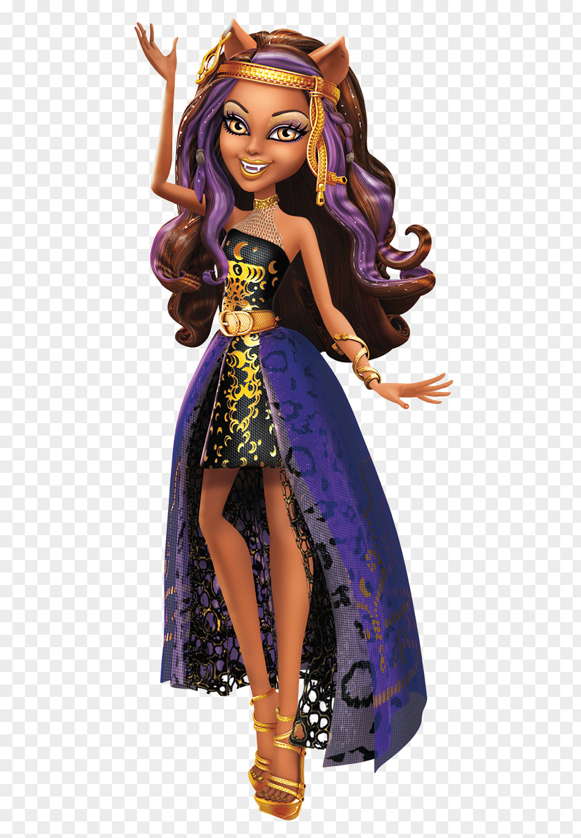 Doll Monster High: 13 Wishes Clawdeen Wolf Gray Cleo DeNile Frankie Stein PNG