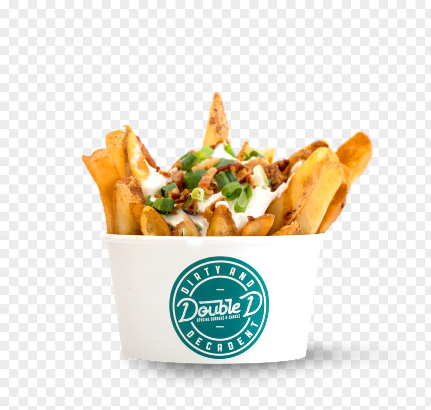 Junk Food French Fries Hamburger Poutine Gravy PNG