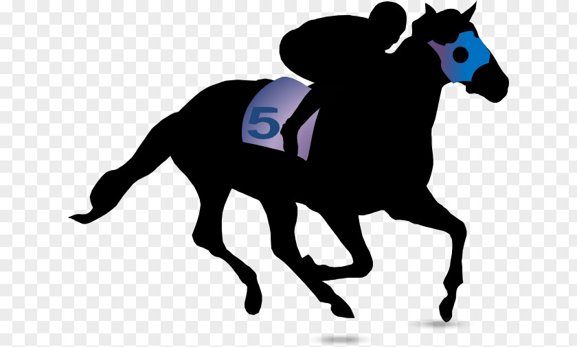 Silhouette Mustang Horse Racing Microsoft PowerPoint PNG