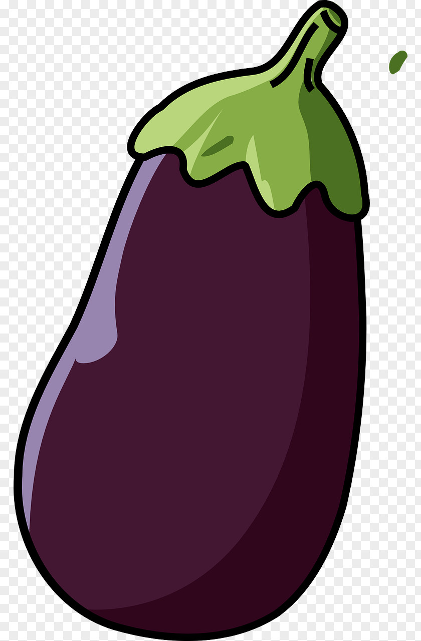 Eggplants Clip Art Aubergines Openclipart Vector Graphics Free Content PNG