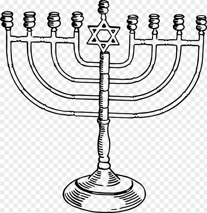 Judaism Menorah Hanukkah Drawing Clip Art PNG