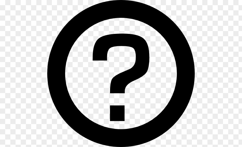 Question Mark White PNG