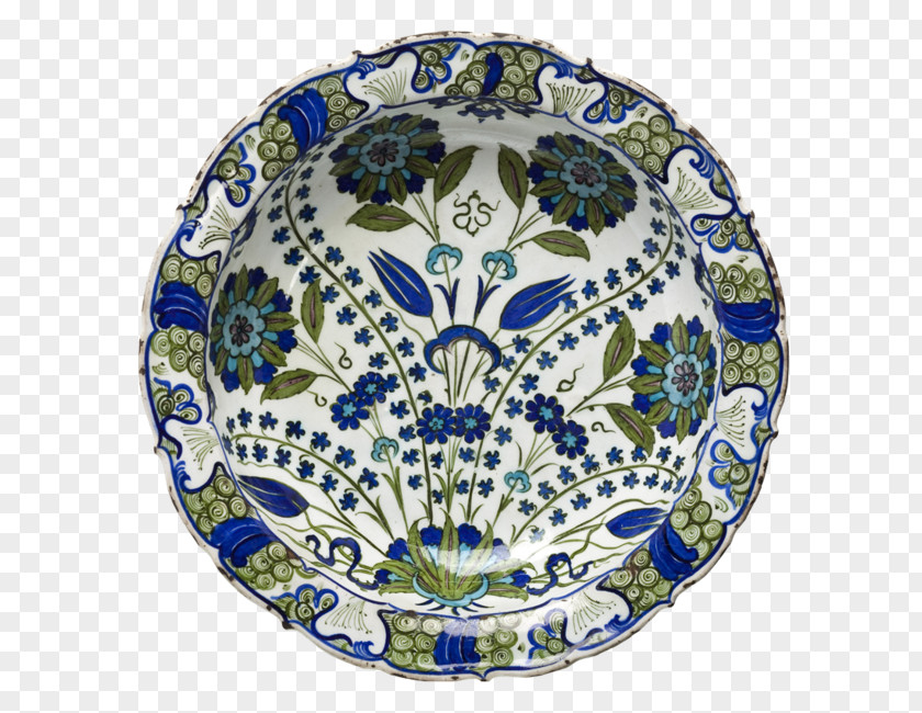 Blue And White Porcelain Plate Ceramic Pottery Cobalt Platter PNG