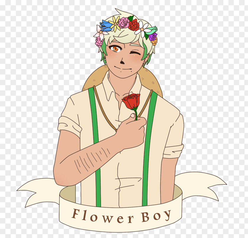 Flower Boy Headgear Human Behavior Clip Art PNG