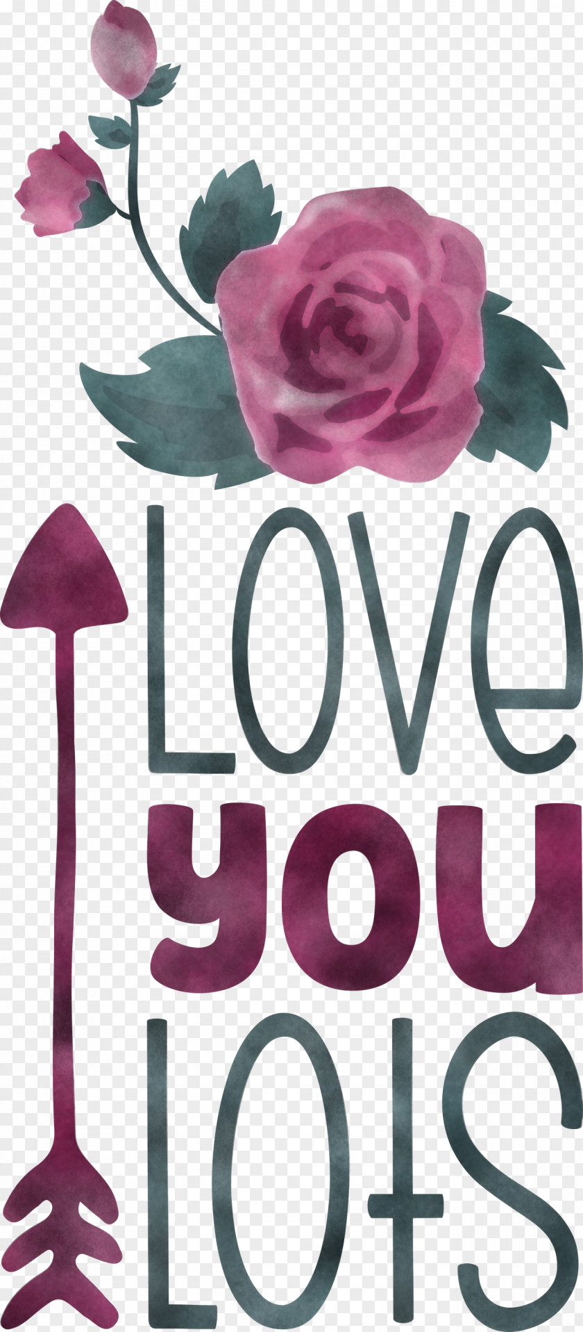 Love You Lots Valentines Day Valentine PNG