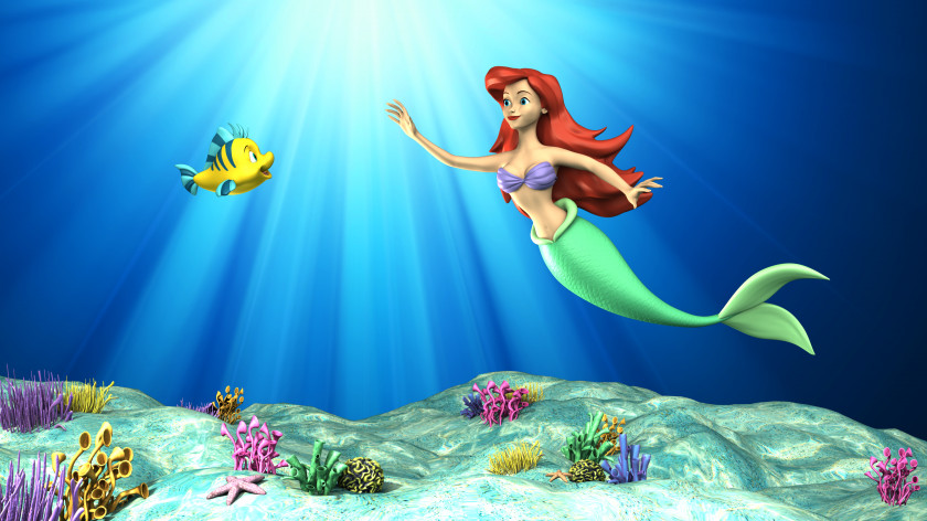 Mermaid Ariel Animation 3D Modeling Computer Graphics PNG