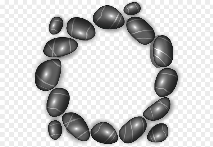 Pebble Stone Design Vector Material, Flat PNG