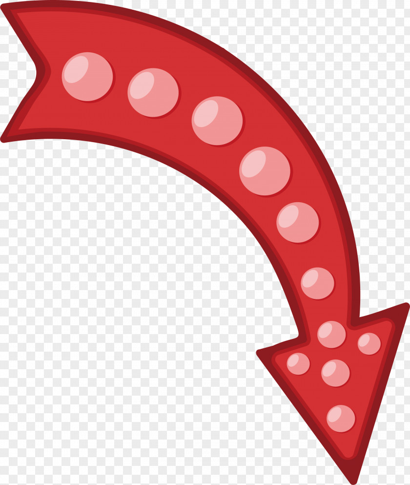 Red Down Arrow Computer File PNG