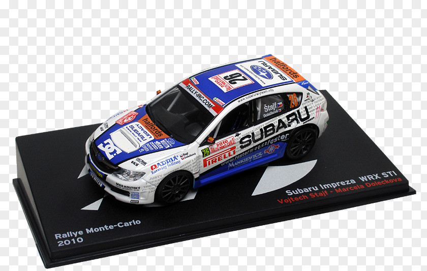 Subaru World Rally Car Impreza WRX STI 2010 Monte Carlo PNG