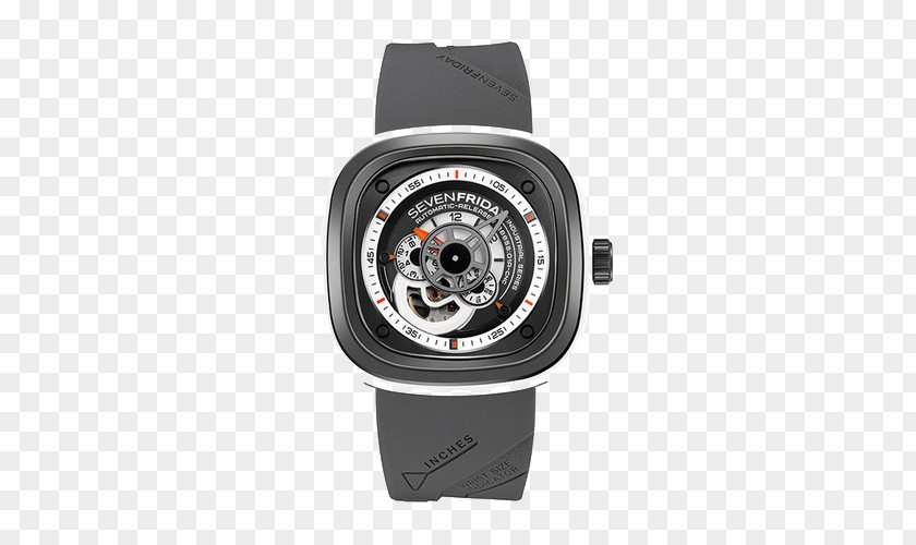 Watch Mighty Industrial Engine Elements SevenFriday Revolution Automatic Industry PNG