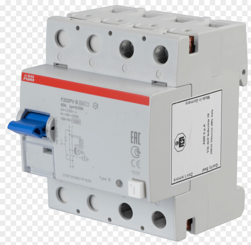 Circuit Breaker Residual-current Device ABB Group Electrical Network PNG