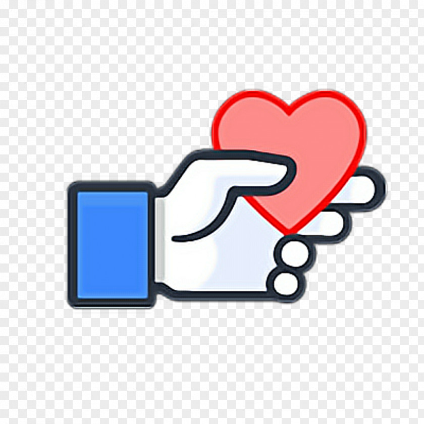 Facebook Sticker Like Button Decal PNG