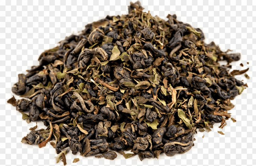 Golden Teapot Maghrebi Mint Tea Green Oolong Gunpowder PNG