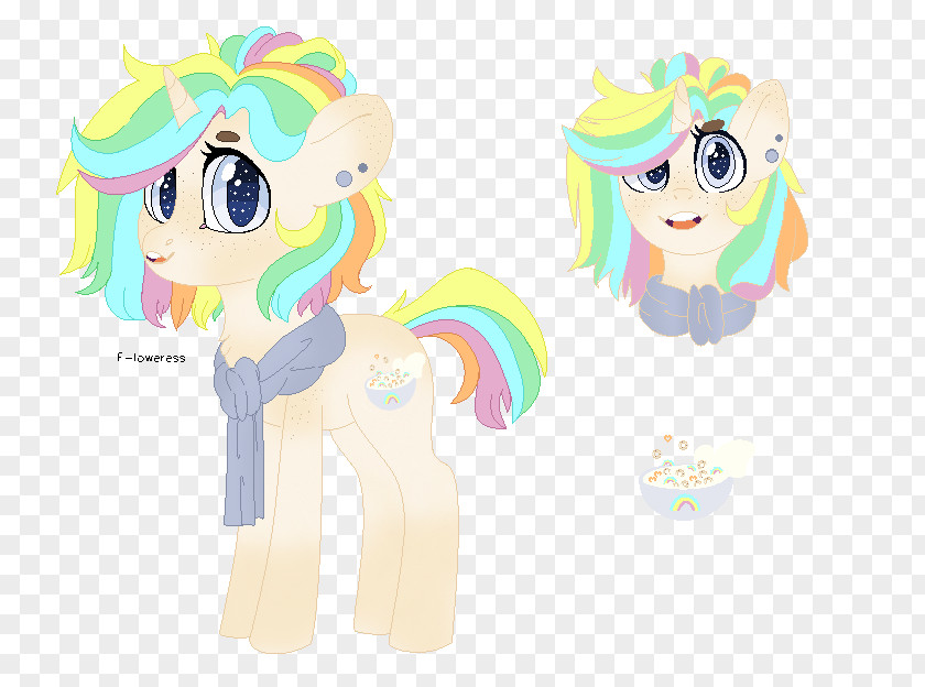 Lucky Charms Cereal Pony Horse Textile Clip Art PNG