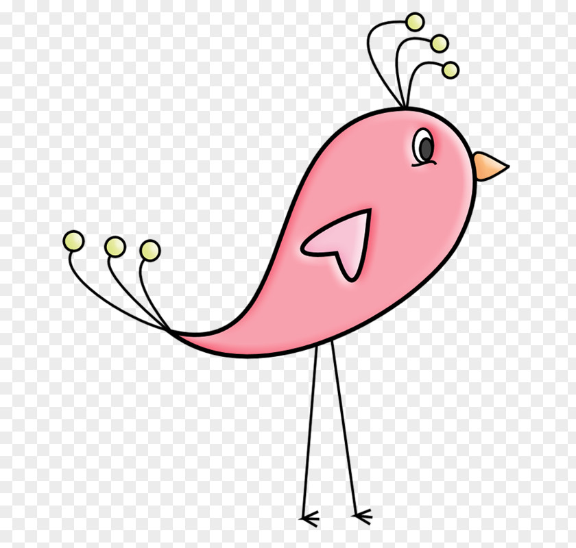 Pink Birds Lovebird PNG