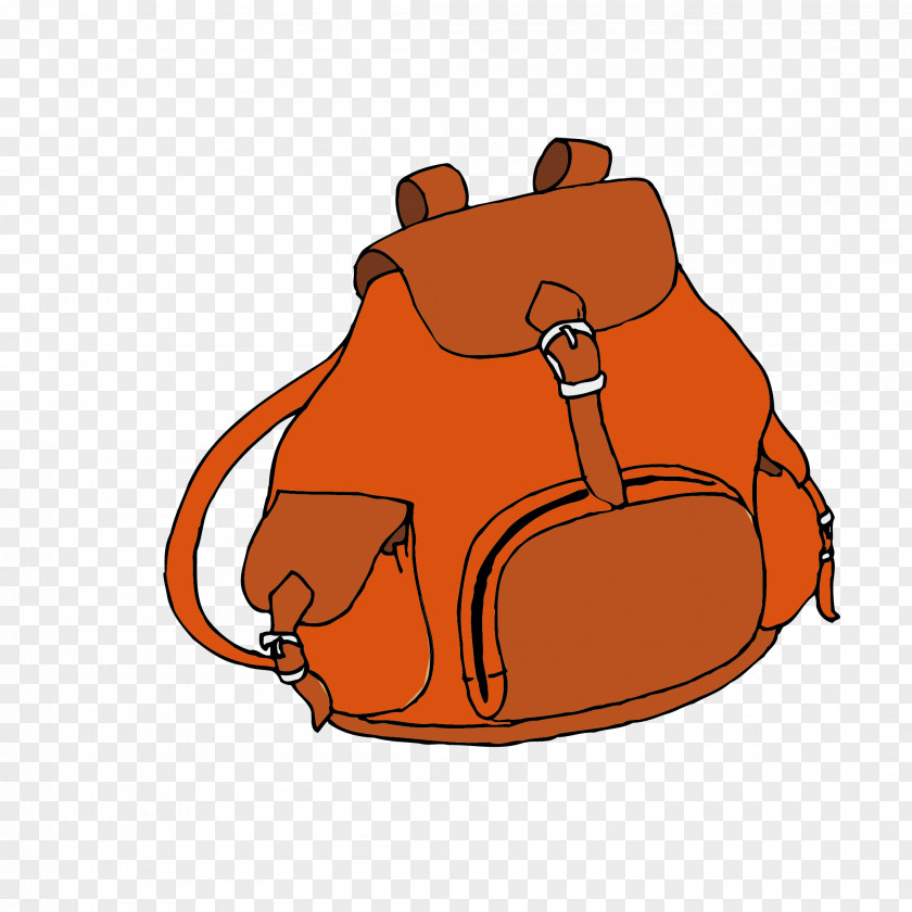 Student With Red Bag Euclidean Vector PNG