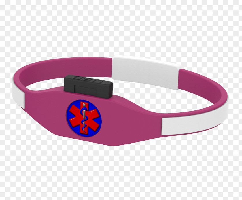 Alert Person Waering Pendant Product Design Wristband Purple PNG