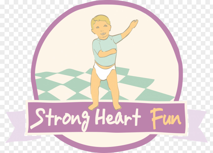 Design StrongHeart Fun Logo Human Behavior PNG