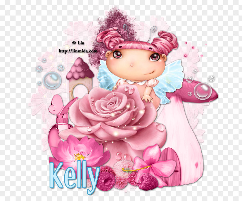 Flower Fairy Garden Roses Painting Art Clip PNG