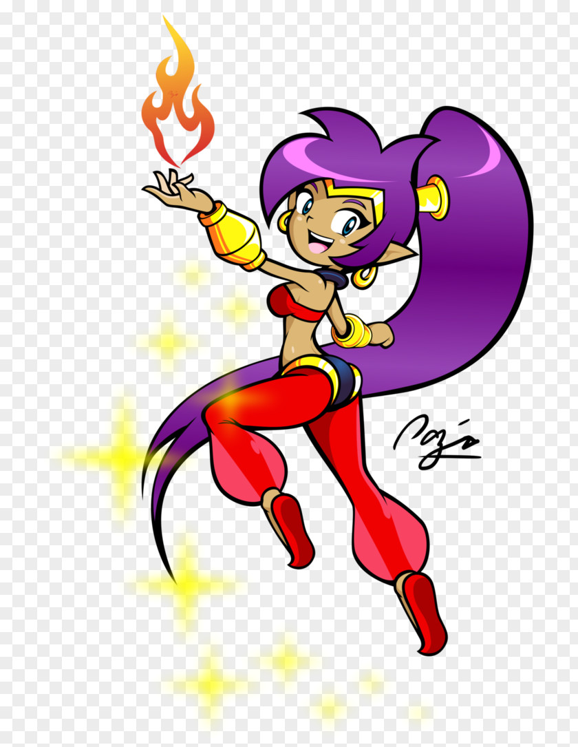 Genie Shantae: Half-Genie Hero Art Video Game Drawing PNG