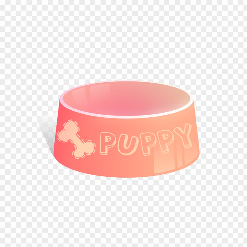 Pink Dog Bowl Pattern Computer File PNG