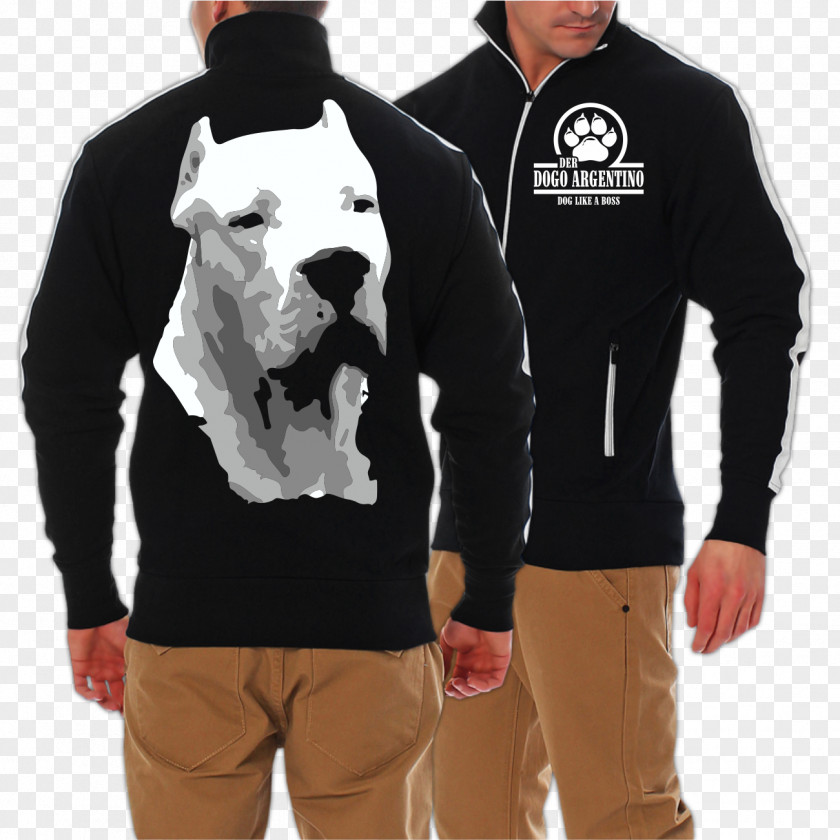 T-shirt Hoodie Dogo Argentino Jacket Clothing PNG