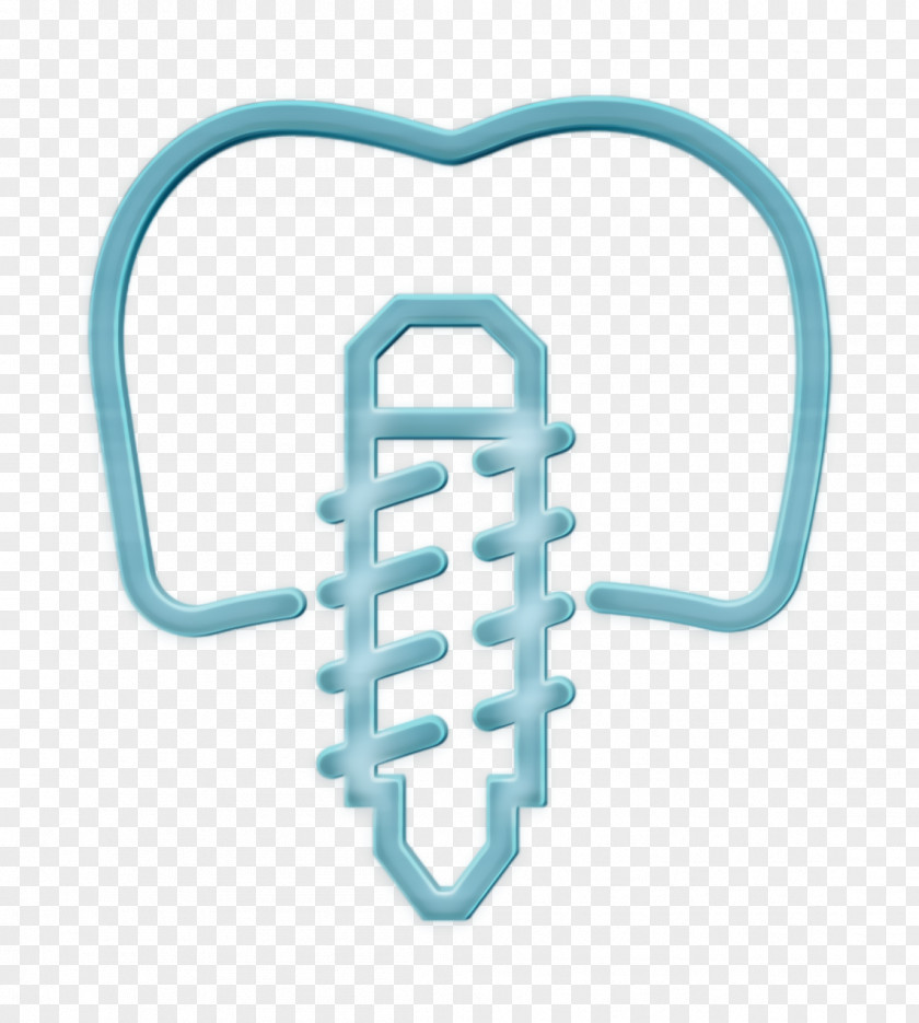 Dental Icon Implants Medical Set PNG