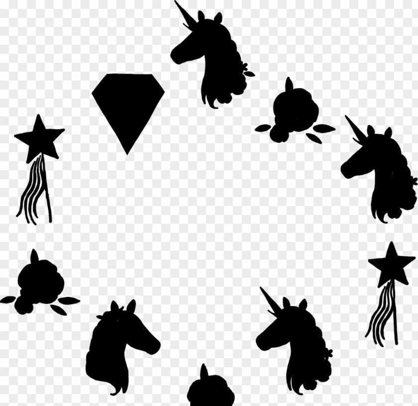 Horse Mammal Character Clip Art Silhouette PNG