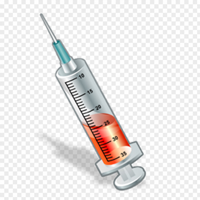 Syringe Medicine Sewing Needle Icon PNG